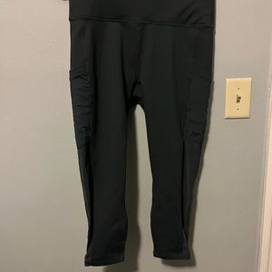 Fabletics “Mila” Capri Leggings …Dark Green